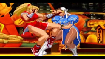 Ryona Cat Fight - Maki destroy Chun li (capcom vs snk 2)