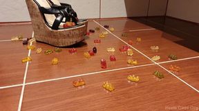 Gummy Bears Stuck in My Wedge Sandals