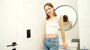 Cute Harenik Solo In Shower