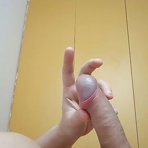 I don&#039;t like to masturbate my big cock, but my stepmom likes to watch when I have a ruined orgasm