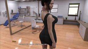 Teasing the Futa Doctor Kelly with Just the Tip Inside Her Office