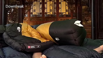 Humping North Face Gold Inferno -40 Down Bag. It was the best I'_ve ever had!!!