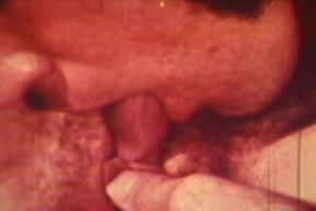Red-tinted Vintage Loop Captures Retro Foursome in Raw Action