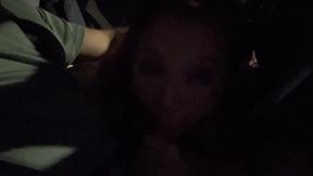 I gave my Uber driver a blowjob as a tip right outside my neighbor's place