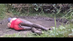 In the mud on the outskirts of the city