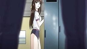 ”Young man fucks teen chick in bathroom - Hentai Cartoon”