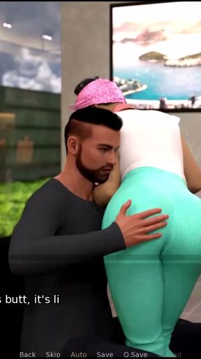 Grandma's House - Johannes fucked Natatlia in front of Larry   Clip 1