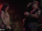Jeny Smith naked in public and on stage