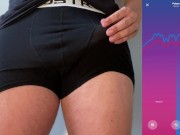 Hands free prostaste orgasm machine compilation