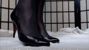 Foot Fetish Wolford Stockings High Heels XHD (MP4)