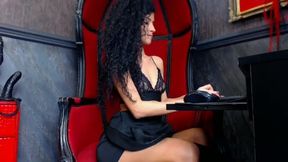 Leg and Lingerie Tease