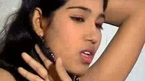 Sassy and skanky Indian hottie shows off her body on cam