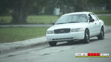 Snatching purses gets this criminals cock serviced by horny milf cops