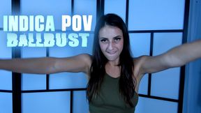 Indica POV Ballbust (HD MP4)