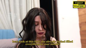 Verbal Humiliation of Two Dumb Sluts