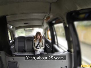 Ginger tart screwed in her fascinating little dark hole - Fake Taxi