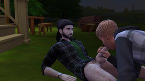 sims4 - ryan & the lumberjack (cabin secrets)