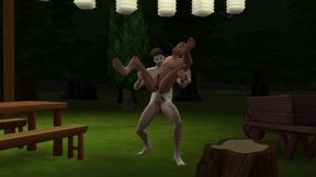 sims4 - ryan & the lumberjack (cabin secrets)