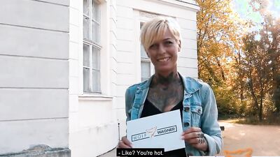 Inked German cougar turned into an insatiable slut in the bedroom