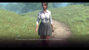 Village Slut Tranformation - Busty Dirty Blonde University Girl Gets Lost in a Strange Village