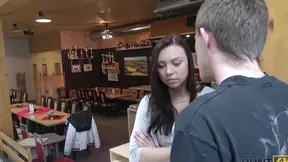 Slutty Girlfriend Ornella Takes Stranger While Cuckold Husband Watches