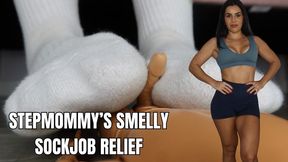 Giantess stepmommy’s smelly sockjob relief - OnlyVanessa