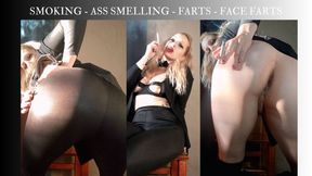 Smoking Ass Smelling Farts - Face Farts