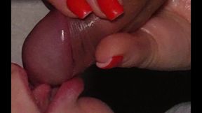 She wants a close up sucking under a table