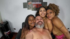 orgia com a novinha e a tia