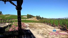 Vacation sex with amateur babe Leana Lovings giving an epic outdoor blowjob GFE POV