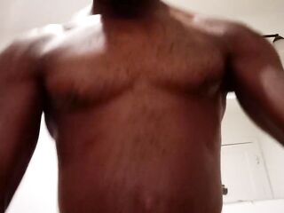 Biggest Uncut BBC Taking a trickle (Fetish)(POV).