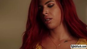 Busty Ts Rubi Maxim Fucks Big Black Cock
