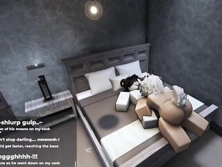 [ROBLOX] Yielding femboy pup gets bred