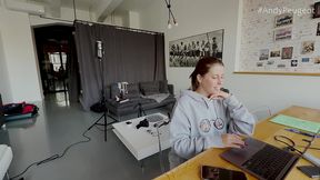 big tits milf lady lyne stuck in the washing machine gets a creampie and pov facial cumshot