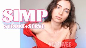 Simp Seduction Stroke + Serve Worship Goddess VivienVee! My sexy face and eyes will seduce you even further into my spell Mindfucked for me