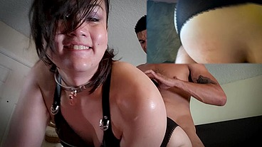 Thick Asian Trans Girl Gets Dick Dazed & Cum Covered