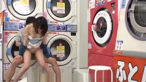 Girl and I Feeling Horny At Laundromat So We Both Have Sex 2