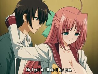 Redheaded Angel with Giant Bazookas Likes to Drink Cum and Have Orgasms