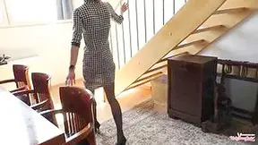 Petite Melly Boned To Orgasm. Big Legs, Suspenders And Vulgar