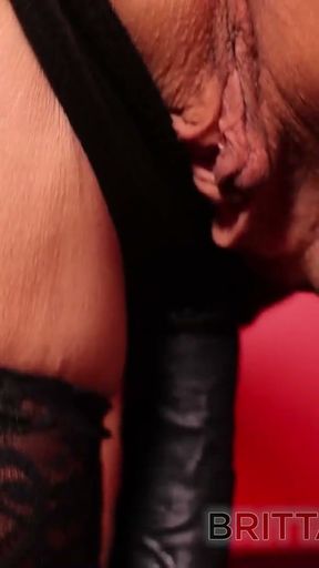 Blonde Brittany Andrews Wears A Strap On And Masturbates!   Clip 1