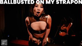 Ballbusted on My Strapon