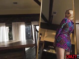 Concupiscent large titties mother I'd like to fuck Lauren Phillips screws small lesbo teen Coco Lovelock