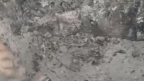 Pieds et feu de camp