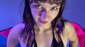 Succubus Domme Tease in Heels  Spit and Cum for Me