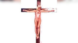 Female Jesus Crucified Naked Macedonian Audio