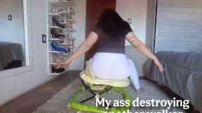 My ass destroying another walker