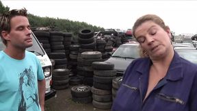 Mechanic shop hot action