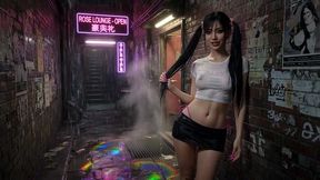 asian street whore: public pussy play and toilet fuck ai generated