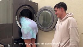 Nerd Boy devours his petite blonde stepsister&#039;s tight pussy in exchange for helping her with her homework!
