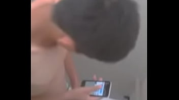 Caught masturbating on cam